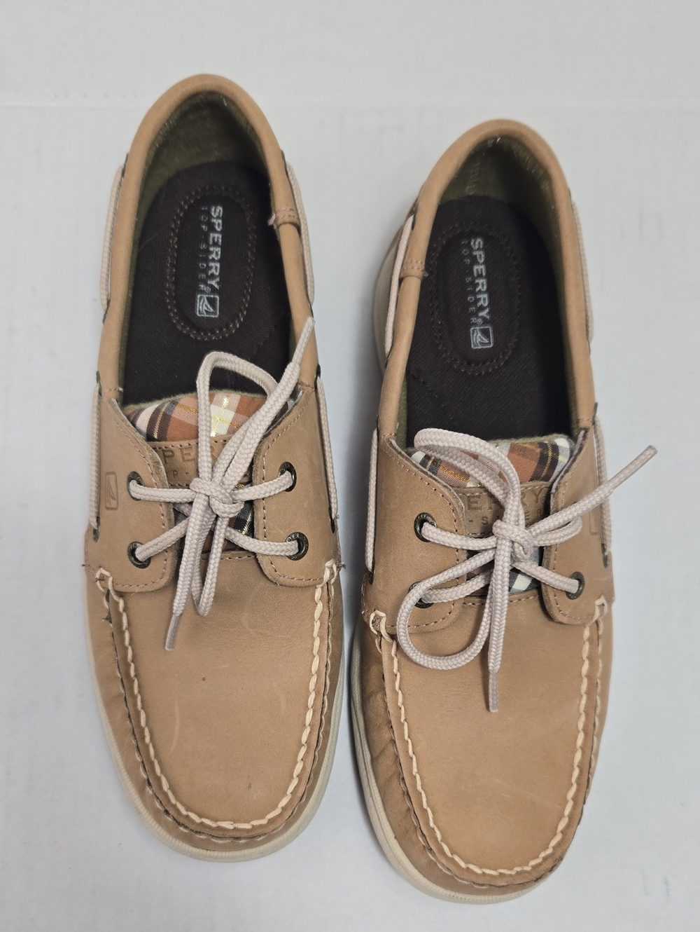 Sperry Top Sider Shoes Womens 8 M Brown Rosefish Boat Leather Casual Excelent!